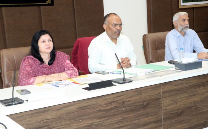 CEO J&K chairing a meeting on Saturday. CEO J&K chairing a meeting on Saturday.