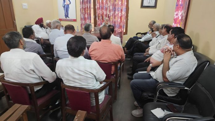 Members of BDSA J&K attending advisory committee meeting at Roopnagar, Jammu. Members of BDSA J&K attending advisory committee meeting at Roopnagar, Jammu.