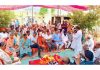 BJP general secretary and party candidate, from Ramgarh Dr D K Manyal addressing a public meeting in his constituency on Sunday.