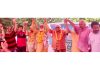 Vijay Bakaya, General Secretary of Apni Party along with others during a function in Jammu on Sunday.