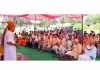 BJP leader, Surjeet Singh Slathia addresses a gathering at Samba on Wednesday.