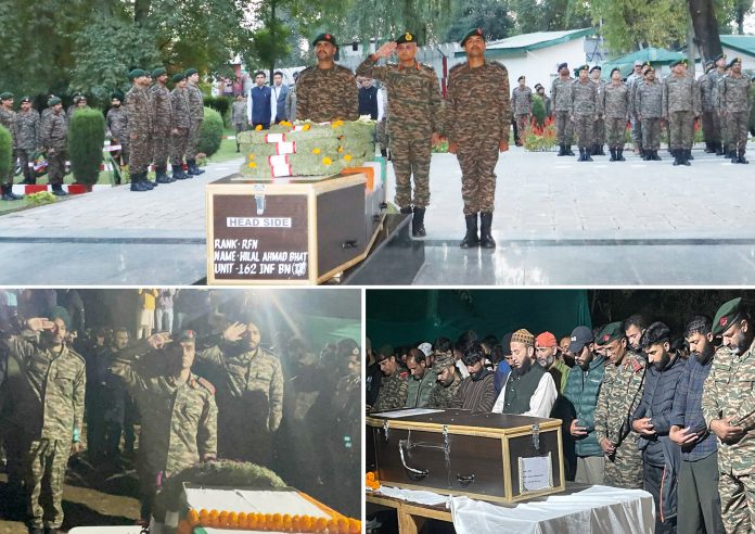 Wreath-Laying Ceremony Held For Abducted Army Jawan Who Laid Down His Life In J&K's Anantnag
