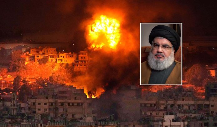 Protests In J&K's Budgam Over Killing Of Hezbollah Leader Hassan Nasrallah