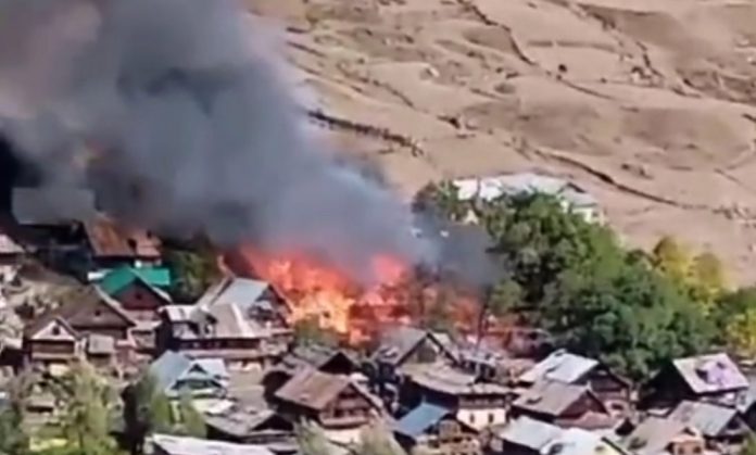 Dozens Of Houses Gutted In Massive Fire In J&K Village