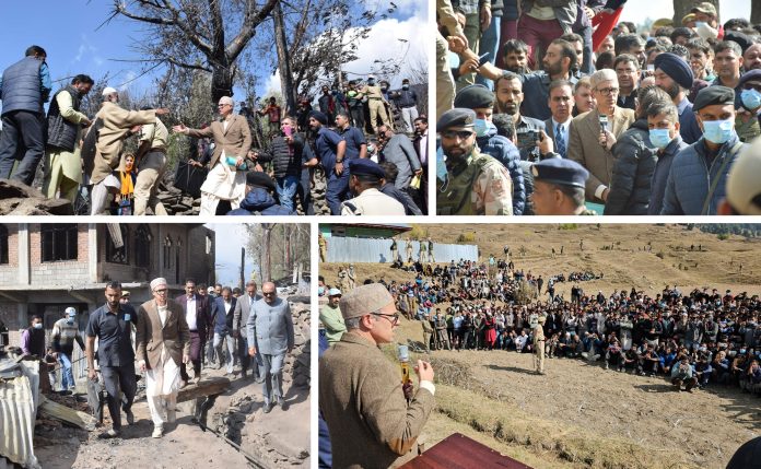 Omar Abdullah Reaches Out To Fire Victims In Kishtwar, Pledges More Relief Omar Abdullah Reaches Out To Fire Victims In Kishtwar, Pledges More Relief