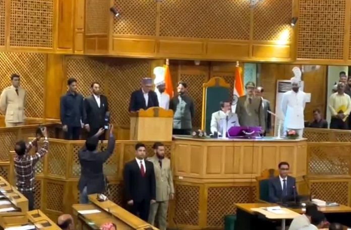 J&K MLAs Administered Oath, Omar Takes Pledge In Kashmiri