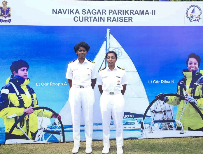 2 women officers of Indian Navy embark on global sailing voyage