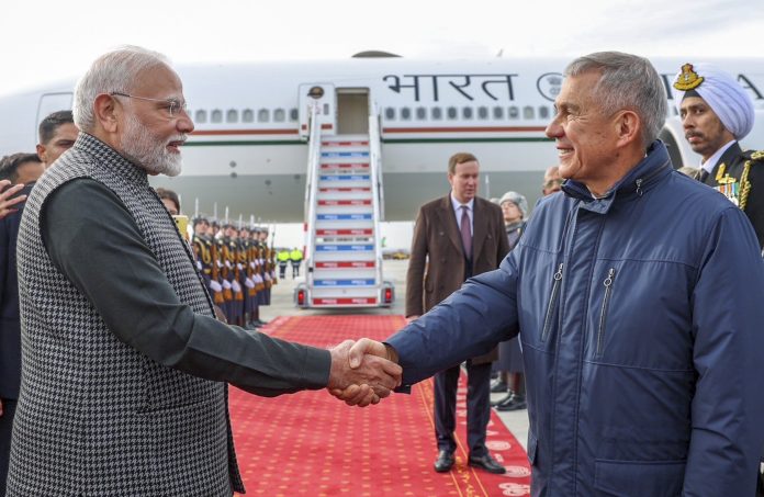 PM Modi Arrives In Kazan For BRICS Summit, To Meet President Putin, Xi PM Modi Arrives In Kazan For BRICS Summit, To Meet President Putin, Xi