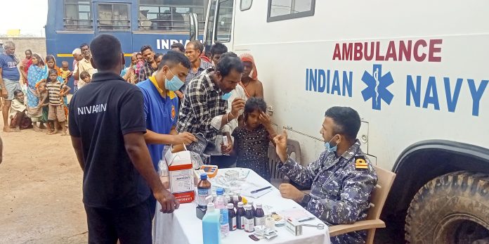 Cyclone Dana: Navy mobilises relief efforts in Odisha