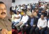 Union Minister Dr Jitendra Singh speaking in a College at Jammu on Thursday. -Excelsior/Rakesh