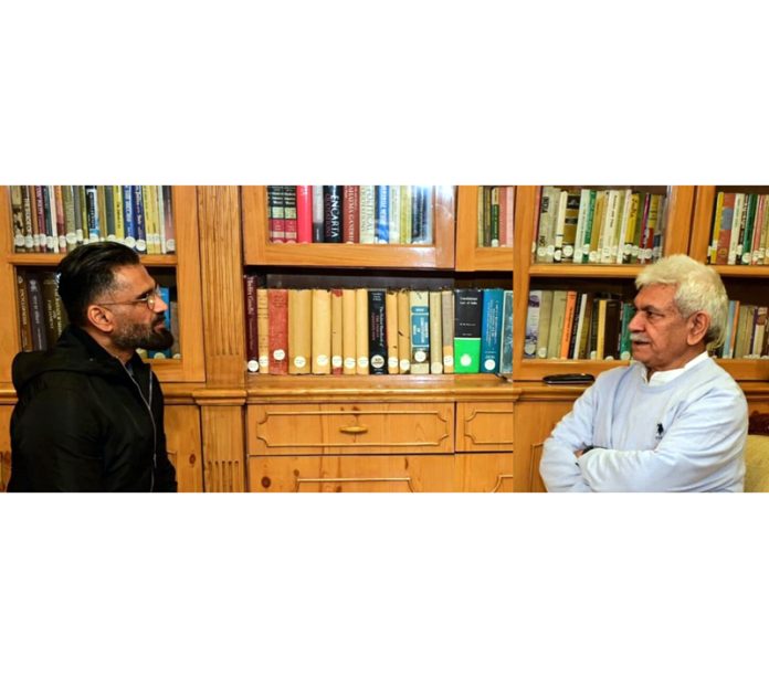 LG meeting with Bollywood Actor on Saturday.