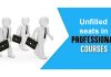 Unfilled seats in professional courses