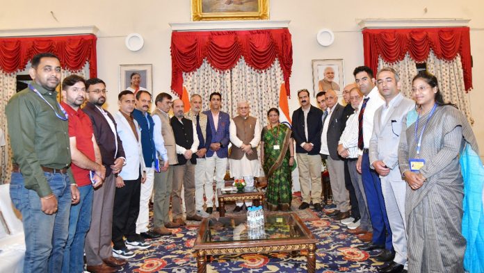 Media Delegation From Jammu And Kashmir Calls On Governor Of Telangana Media Delegation From Jammu And Kashmir Calls On Governor Of Telangana