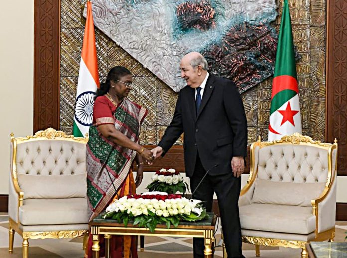 President Murmu calls for deeper economic cooperation between India, Algeria President Murmu calls for deeper economic cooperation between India, Algeria