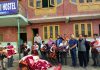 Secretary Pahari Board during visit to Boys Hostel Anantnag.