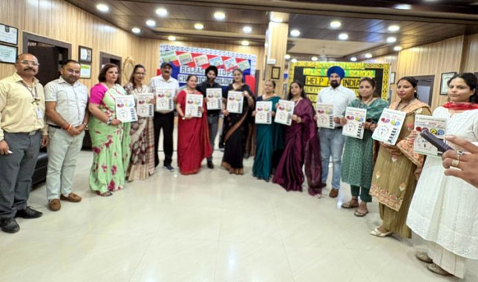 Chairperson of Khadi Village Dr Hina Shafi Bhat releasing 7th Edition of IDPS Chronicle in Jammu on Monday. Chairperson of Khadi Village Dr Hina Shafi Bhat releasing 7th Edition of IDPS Chronicle in Jammu on Monday.