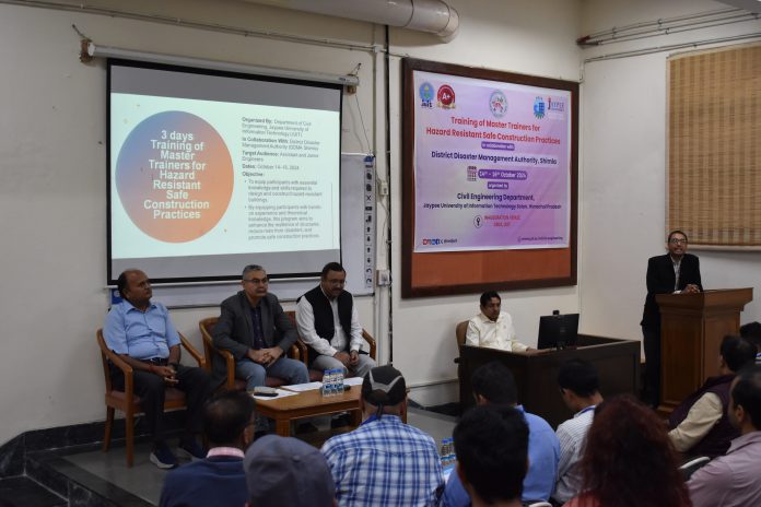 Prof RK Sharma, Vice Chancellor JUIT, addressing during a function. Prof RK Sharma, Vice Chancellor JUIT, addressing during a function.
