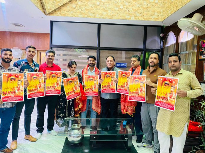 Sahil Mahajan, MD of Maa Bawe Wali Records releasing a Dogri Song in Jammu on Monday. Sahil Mahajan, MD of Maa Bawe Wali Records releasing a Dogri Song in Jammu on Monday.