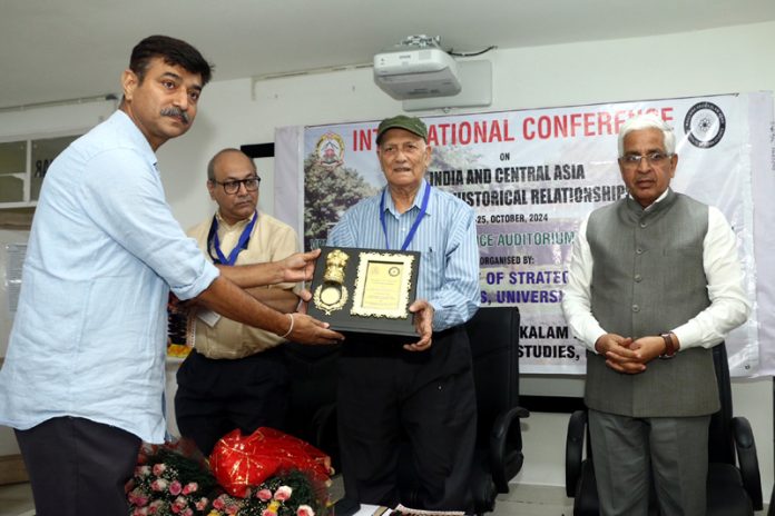 JU VC Prof Umesh Rai and other dignitaries during inaugural session of an International Conference at JU on Thursday. JU VC Prof Umesh Rai and other dignitaries during inaugural session of an International Conference at JU on Thursday.