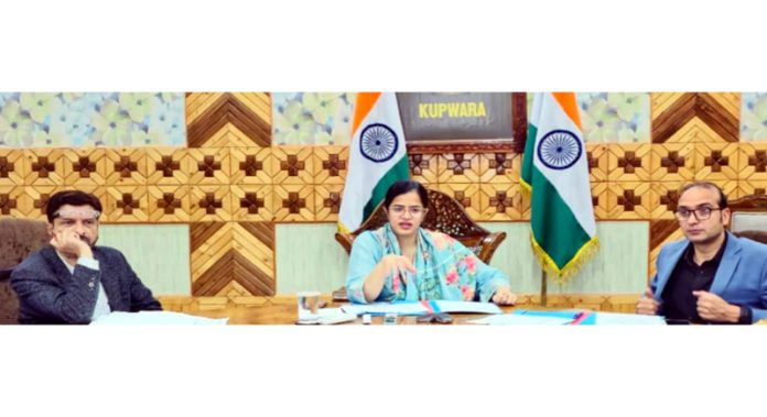 DC Kupwara Ayushi Sudan reviewing functioning of Revenue Department. DC Kupwara Ayushi Sudan reviewing functioning of Revenue Department.