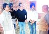 DDC Bharat Bhushan Bodhi reviewing construction work of DDC Office in Jammu on Thursday.