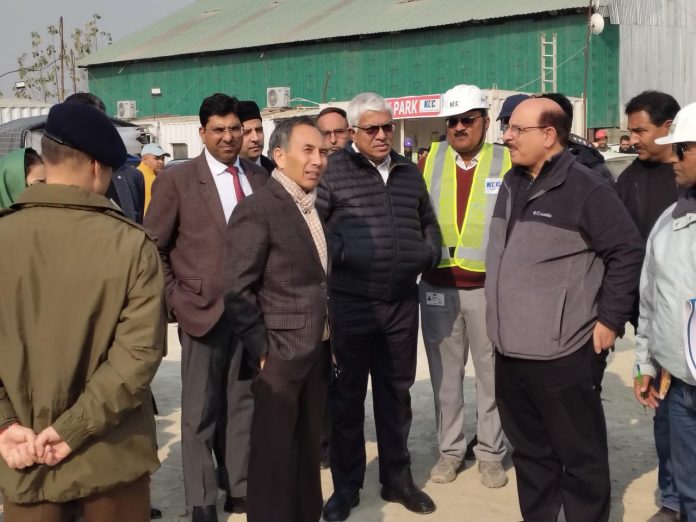 Chief Justice Visits Site For New High Court Complex At Rakh-I-Gund Aksha, Bemina