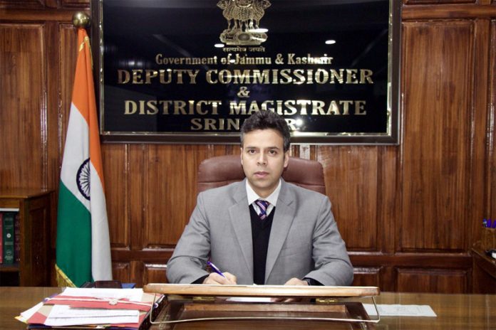 DC Srinagar Bilal Moh-ud-Din Bhat