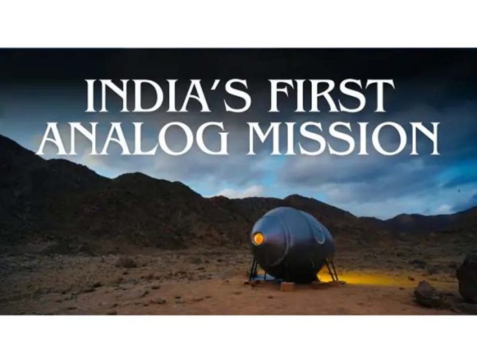 India’s Ist analog space mission