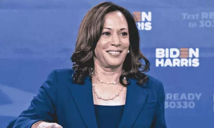 Kamala Harris vows to fight for democracy, rule of law