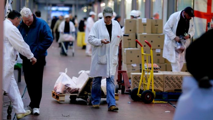 London fish market