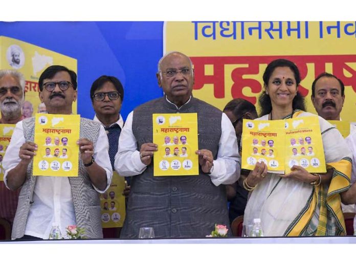 MVA promises caste census, free cervical cancer vaccine for girls; Rs 3,000 a month to women