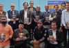 Dr Raj Nehru, VC Vishwakarma University launching his book “I am Shiva” at Swami Aatma Ram Ji Vedanta Ashram Tumal Bohri on Thursday.