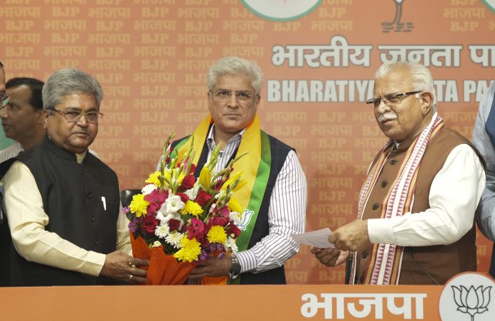 Day after quitting AAP, Kailash Gahlot joins BJP