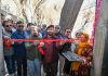 CEC Kargil Dr Mohd Jaffer Akhoon inaugurating developmental projects on Tuesday.