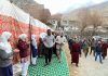 CEC Kargil, Dr Mohd Jaffer Akhoon attending a function in a school on Saturday.