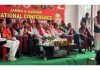NC leaders led by Ajay Sadhotra during party convention in Vijaypur