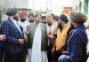 J&K Cong working president Raman Bhalla interacting with people at Simbal Camp in Jammu South.