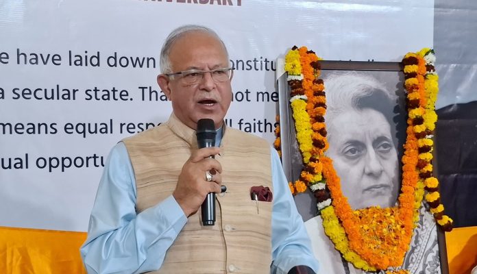 J&K Congress Chief Criticises Shah, BJP Over Remarks On Indira Gandhi, Says Cannot Erase Her Identity J&K Congress Chief Criticises Shah, BJP Over Remarks On Indira Gandhi, Says Cannot Erase Her Identity