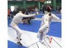 Fencers in action during 3rd day of All India Inter-University Fencing Championship at Jammu University. -Excelsior/Rakesh