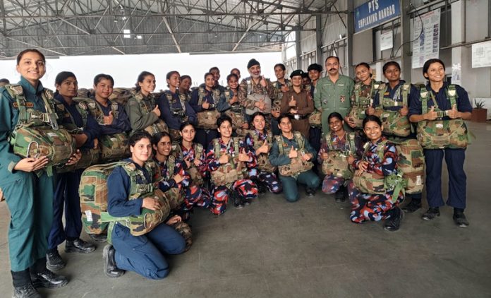 page10 J&K NCC cadets posing during Para Basic Course at Agra.