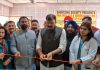 MLA Jammu West Arvind Gupta inaugurating a health check up camp at Gole Gujral, Jammu.