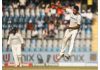 Ravichandran Ashwin celebrates wicket of New Zealand's Glenn Phillips on the second day of the third test cricket match between India and New Zealand at Wankhede Stadium, Mumbai.