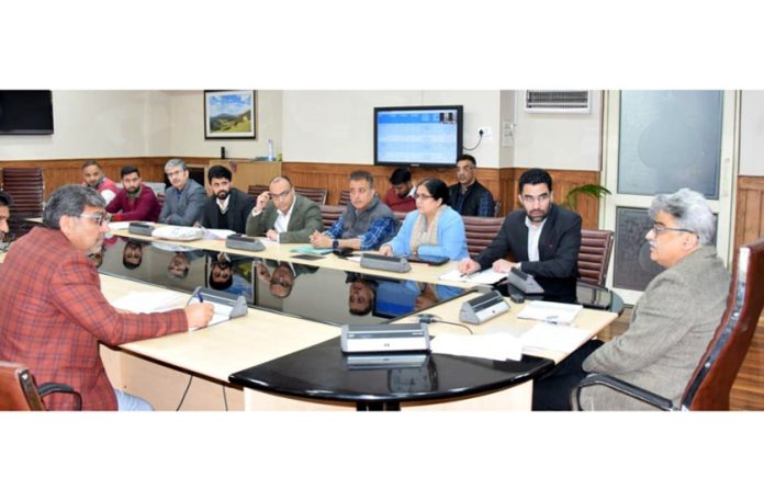 Chief Secretary chairing a meeting on Tuesday. Chief Secretary chairing a meeting on Tuesday.