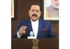 Union Minister Dr Jitendra Singh addressing the inaugural session of "National Workshop on Redressal of Public Grievances" at Vigyan Bhavan, New Delhi on Monday.
