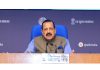 Union Minister Dr. Jitendra Singh speaking to the media about the nationwide Digital Life Certificate Campaign 3.0 at New Delhi.