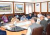CS Atal Dulloo chairing a meeting on Thursday.