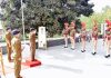 ADGP Jammu Zone Anand Jain taking salute from police contingents in Poonch on Monday.