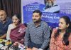 Director TIFFS, Rohit Bhat addressing a press conference in Jammu on Thursday. -Excelsior/Rakesh