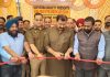 MLA Jammu West, Arvind Gupta inaugurating an eye screening camp in Talab Tillo on Thursday.