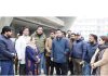 DC Srinagar Dr Bilal M Bhat inspecting progress on construction of OPD Block at SSH Shreen Bagh.